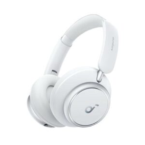 Anker Space Q45 Hoofdtelefoons Bedraad en draadloos Hoofdband Oproepen/muziek USB Type-C Bluetooth Wit