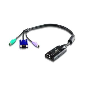 ATEN PS/2 VGA KVM-adapter met ondersteuning: voor Composiet video