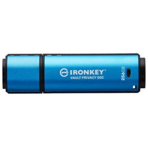 Kingston Technology IronKey 256GB USB-C Vault Privacy 50C AES-256 versleuteling, FIPS 197