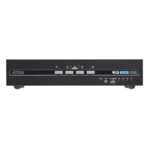 ATEN 4-Poort USB DisplayPort Dual Display Secure KVM Schakelaar met CAC (overeenkomstig PSD PP v4.0)