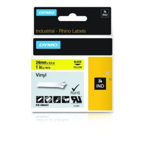 DYMO 1805431 labelprinter-tape Zwart op geel