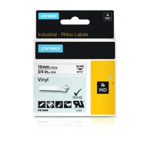 DYMO 18445 labelprinter-tape Zwart op wit