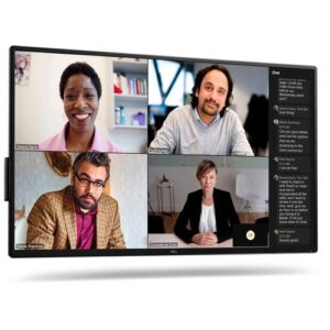 DELL P5525QC Digitale signage flatscreen 138,8 cm (54.6") LCD 400 cd/m² 4K Ultra HD Zwart