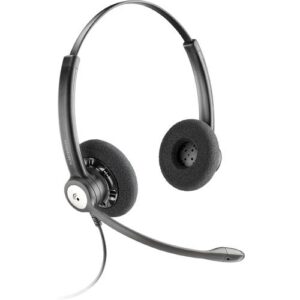POLY Entera HW121N Headset Bedraad Hoofdband Kantoor/callcenter Zwart