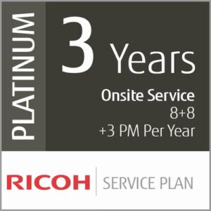Ricoh 3 Jaar Platina Serviceplan (Laag-Vol Productie)