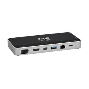 Tripp Lite U442-DOCK16-B laptop dock & poortreplicator Bedraad USB 3.2 Gen 1 (3.1 Gen 1) Type-C Grijs