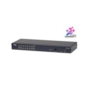 ATEN 16-poorts multi-interface (DisplayPort, HDMI, DVI, VGA) Cat 5 KVM-switch
