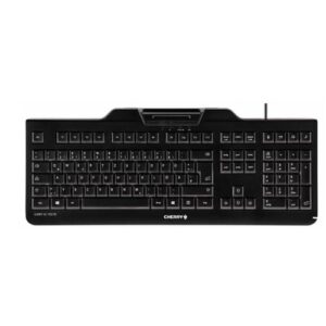 CHERRY KC 1000 SC toetsenbord Universeel USB AZERTY Belgisch Zwart