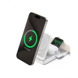 Anker B2557321 oplader voor mobiele apparatuur Hoofdtelefoons, Headset, Smartphone, Smartwatch Wit AC Draadloos opladen Snel opladen Binnen