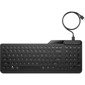 HP 405 backlit toetsenbord met kabel voor meerdere apparaten