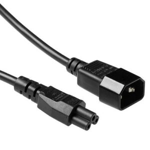 ACT Netsnoer C14 - C5 zwart 0,5 m