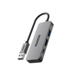 Sitecom CN-5007 interface hub USB 3.2 Gen 1 (3.1 Gen 1) Type-A 5000 Mbit/s Zwart, Grijs