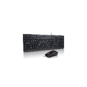 Lenovo 4X30L79921 toetsenbord Inclusief muis Universeel USB QWERTY Brits Engels Zwart