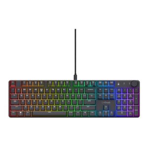 Trust GXT 866 TORIX toetsenbord Gamen USB QWERTY US International Zwart