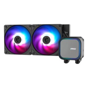 MSI MAG CORELIQUID A13 240 Moederbord, Processor Alles-in-één vloeistofkoeler 12 cm Zwart 1 stuk(s)