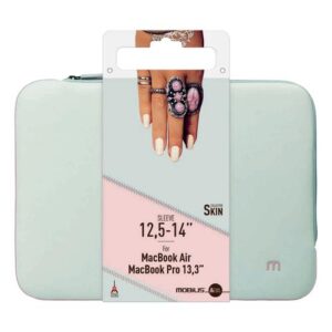 Mobilis 049005 laptoptas 35,6 cm (14") Opbergmap/sleeve Grijs, Roze