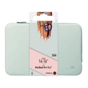 Mobilis 049006 laptoptas 40,6 cm (16") Opbergmap/sleeve Grijs, Roze