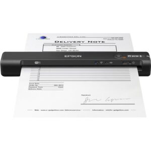 Epson WorkForce ES-60W, snelle draadloze mobiele A4-scanner met Wi-Fi-connectiviteit, ScanSmart-technologie en LCD-scherm