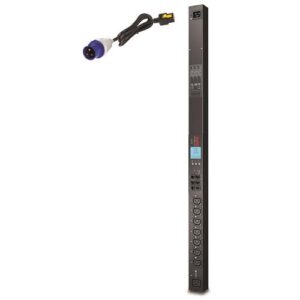 APC Rack PDU, Switched, ZeroU, 16A, 230V, (7x) C13 & (1x) C19, IEC 309 16A stekker