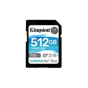 Kingston Technology 512GB SDXC Canvas Go Plus 170R C10 UHS-I U3 V30