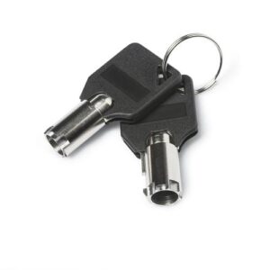 DICOTA D31544 accessoire voor kabelsloten Sleutel Zwart 2 stuk(s)