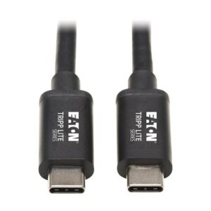 Tripp Lite MTB3-02M-5A-B Thunderbolt-kabel 2 m 20 Gbit/s Zwart