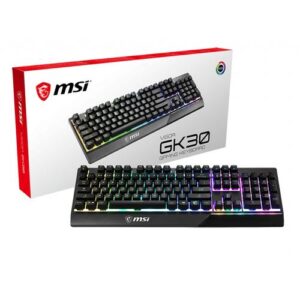 MSI Vigor GK30 toetsenbord Gamen USB QWERTY US International Zwart