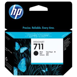 HP 711 zwarte DesignJet inktcartridge, 80 ml