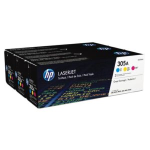 HP 305A originele cyaan/magenta/gele LaserJet tonercartridge, 3-pack
