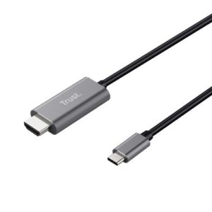 Trust Calyx - USB-C naar HDMI-kabel - 4K ondersteuning - Zwart