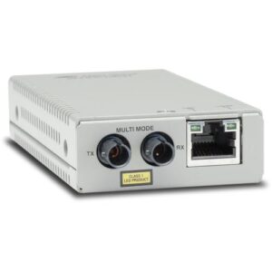 Allied Telesis AT-MMC200/ST-960 netwerk media converter 100 Mbit/s 1310 nm Multimode Grijs