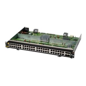 HPE Aruba Networking Aruba 6400 48-port 1GbE Class 4 PoE & 4-port SFP56 v2 network switch module Gigabit Ethernet