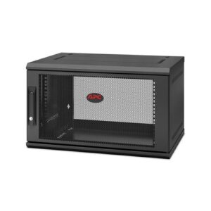 APC NetShelter WX AR106SH4, 6U/HE, 19inch Wandpatchkast, Geschikt voor muurbevestiging, Gemonteerd, 400mm diep