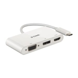D-Link DUB-V310 laptop dock & poortreplicator Bedraad USB 3.2 Gen 1 (3.1 Gen 1) Type-C Wit