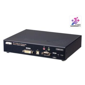 ATEN DVI-I enkele display KVM over IP-zender