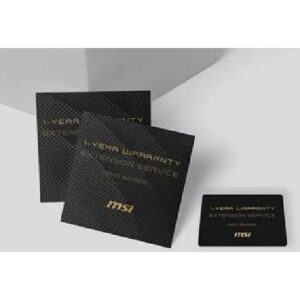 MSI 1Y Warranty Extension for Pro 1 licentie(s) 1 jaar