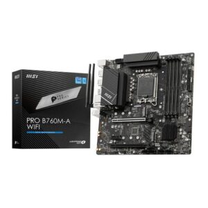 MSI PRO B760M-A WIFI moederbord Intel B760 LGA 1700 micro ATX