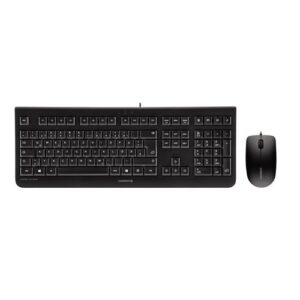 CHERRY DC 2000 toetsenbord Inclusief muis Universeel USB AZERTY Belgisch Zwart