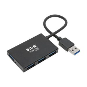 Tripp Lite U360-004-4A-AL interface hub USB 3.2 Gen 1 (3.1 Gen 1) Type-A 5000 Mbit/s Zwart