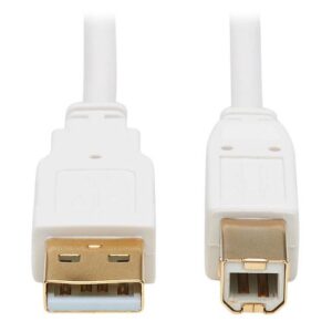 Tripp Lite U022AB-010-WH USB-kabel USB 2.0 3,05 m USB A USB B Wit