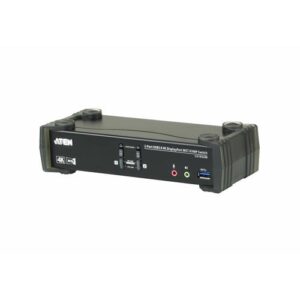 ATEN 2-poorts USB 3.0 4K DisplayPort MST KVMP™-schakelaar (kabel meegeleverd)