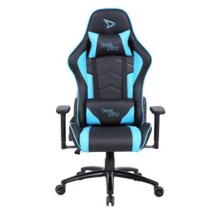 Steelplay SGC01 PC-gamestoel Gestoffeerde gevoerde zitting Zwart, Blauw