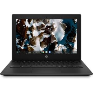HP Chromebook 11 G9 Intel® Celeron® N4500 29,5 cm (11.6") Touchscreen HD 4 GB LPDDR4x-SDRAM 64 GB eMMC Wi-Fi 6 (802.11ax) ChromeOS Zwart