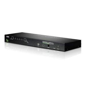 ATEN 8-Poorts PS/2-USB VGA KVM Schakelaar met Ketenverbinding Poort en USB Randapparatuur Ondersteuning