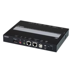 ATEN 1-Lokale/Externe enkele poort voor gedeelde toegang 4K DisplayPort KVM over IP-switch