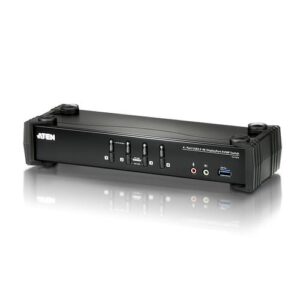 ATEN 4-poorts USB 3.0 4K DisplayPort KVMP™-schakelaar (kabels meegeleverd)