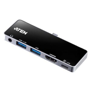 ATEN USB-C Travel Dock met stroomdoorvoer