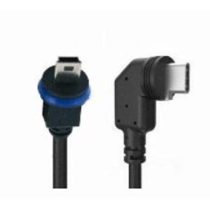 Mobotix MX-CBL-MUC-AN-MU-5 USB-kabel 5 m USB C Mini-USB A Zwart, Blauw