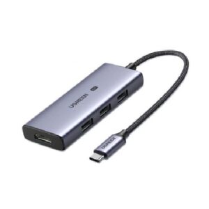 Ugreen 50629 laptop dock & poortreplicator USB 3.2 Gen 1 (3.1 Gen 1) Type-C Zilver