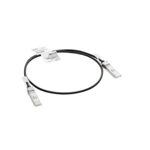 HPE Aruba Networking R9D19A InfiniBand en Glasvezelkabel 1 m SFP+ Zwart, Zilver